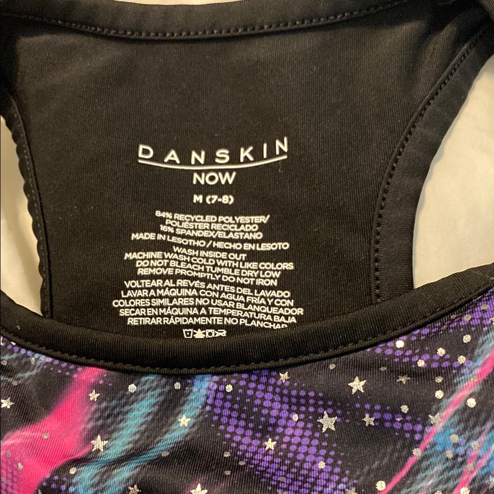 Danskin Now Galaxy Print Activewear Top & bottom